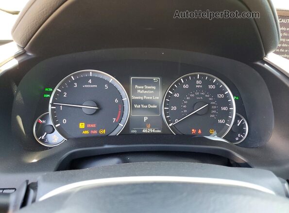 2T2BZMCA8KC190922 2019 LEXUS RX Black ხელსაწყოთა პანელის ხედი