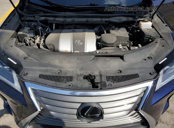 2T2BZMCA8KC201854 2019 LEXUS RX Blue Widok komory silnika