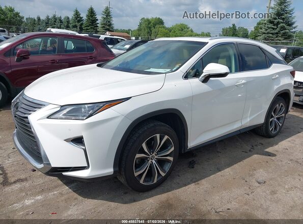 2T2BZMCA8KC202275 2019 LEXUS RX 350 White წინა მარცხენა ხედი სამი მეოთხედიდან