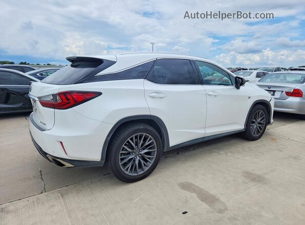 2T2BZMCA9GC020589 2016 LEXUS RX Белый Задняя правая четверть