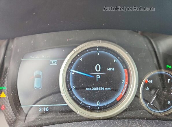 2T2BZMCA9GC020589 2016 LEXUS RX Белый Вид щитка приборов
