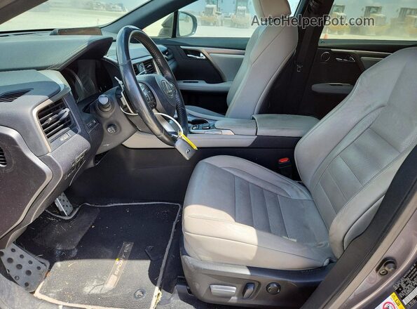 2T2BZMCA9GC051132 2016 LEXUS RX Silver Widok wnętrza z przodu