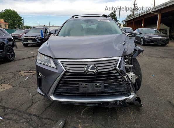 2T2BZMCA9HC075688 2017 LEXUS RX Gray Вид спереду