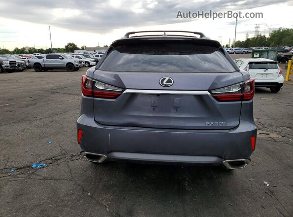 2T2BZMCA9HC075688 2017 LEXUS RX Gray Вид ззаду