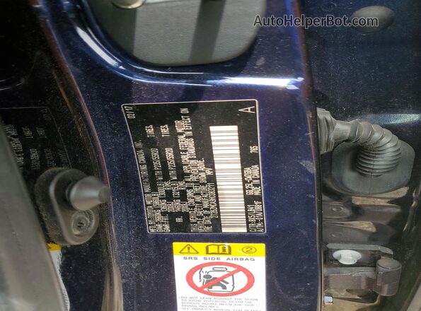 2T2BZMCA9HC083211 2017 LEXUS RX Blue VIN կոդի պիտակի տեսք