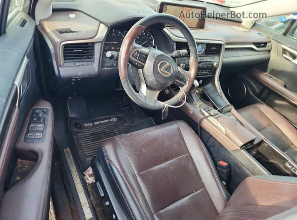 2T2BZMCA9HC083211 2017 LEXUS RX Blue Вид панелі приладів