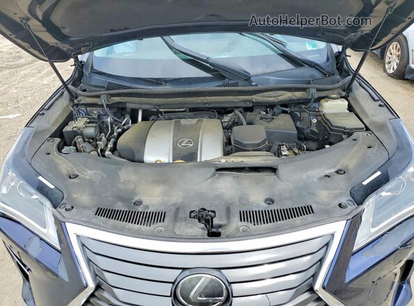 2T2BZMCA9HC083211 2017 LEXUS RX Blue Вид підкапотного простору