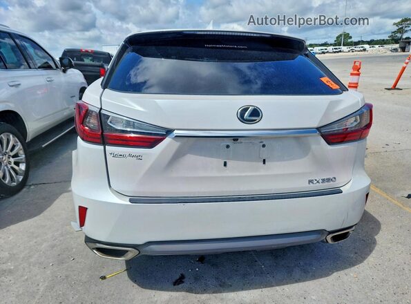 2T2BZMCA9HC103862 2017 LEXUS RX White Rear view