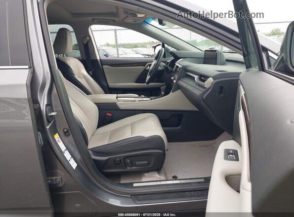 2T2BZMCA9HC118278 2017 LEXUS RX 350 Gray Front interior view