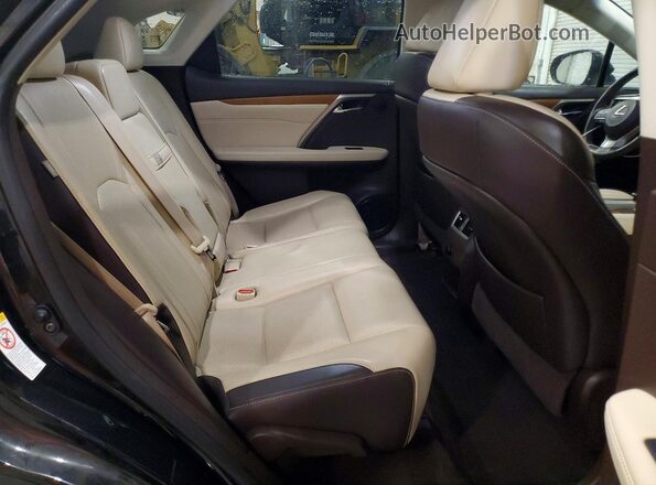 2T2BZMCA9HC133864 2017 LEXUS RX Black Widok wnętrza z tyłu