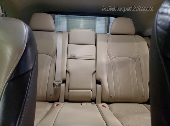 2T2BZMCA9HC133864 2017 LEXUS RX Black Widok tylnych siedzeń