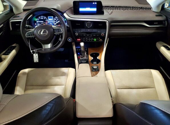 2T2BZMCA9HC133864 2017 LEXUS RX Black Widok deski rozdzielczej