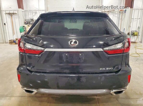 2T2BZMCA9HC133864 2017 LEXUS RX Black Widok z tyłu