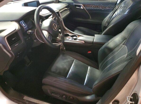 2T2BZMCA9JC166742 2018 LEXUS RX Silver Widok wnętrza z przodu