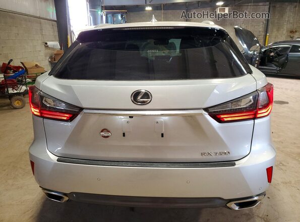 2T2BZMCA9JC166742 2018 LEXUS RX Silver Widok z tyłu