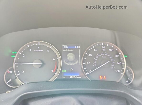 2T2BZMCA9JC166742 2018 LEXUS RX Silver Widok zestawu wskaźników
