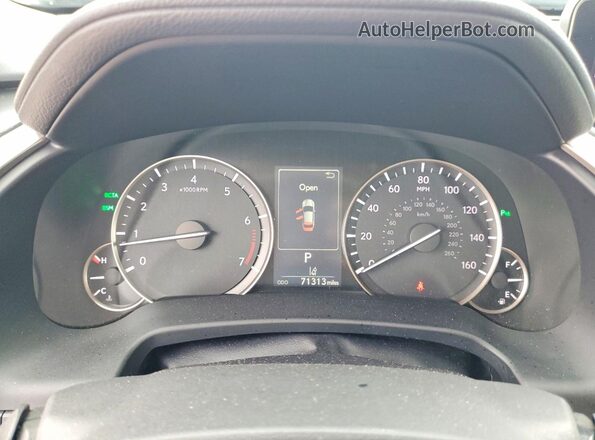 2T2BZMCAXGC011383 2016 LEXUS RX Silver ხელსაწყოთა პანელის ხედი