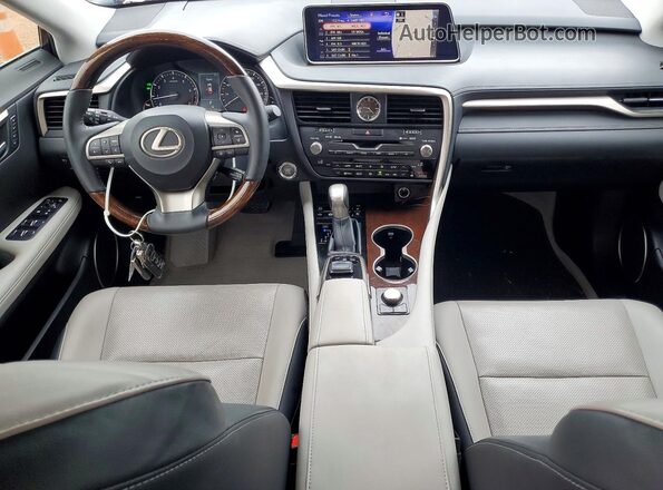 2T2BZMCAXGC011383 2016 LEXUS RX Silver წინა პანელის ხედი
