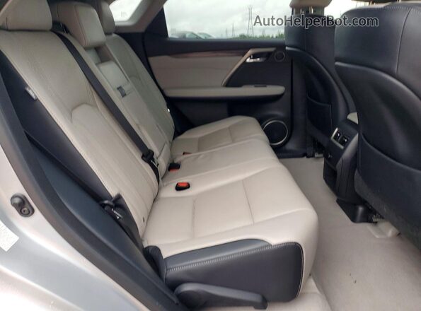 2T2BZMCAXGC011383 2016 LEXUS RX Silver უკანა სალონის ხედი