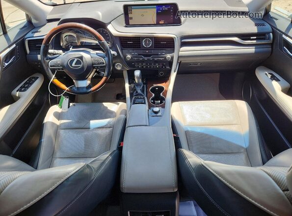 2T2BZMCAXGC021668 2016 LEXUS RX Silver Widok deski rozdzielczej