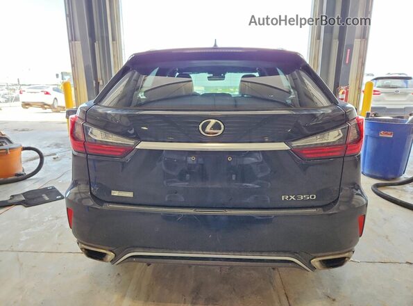 2T2BZMCAXGC036557 2016 LEXUS RX Black Հետևի տեսք