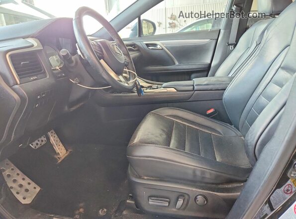 2T2BZMCAXGC036557 2016 LEXUS RX Black Սալոնի դիմացի տեսք