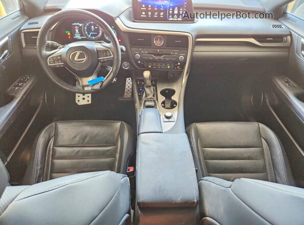 2T2BZMCAXGC036557 2016 LEXUS RX Black Առջևի վահանակի տեսք
