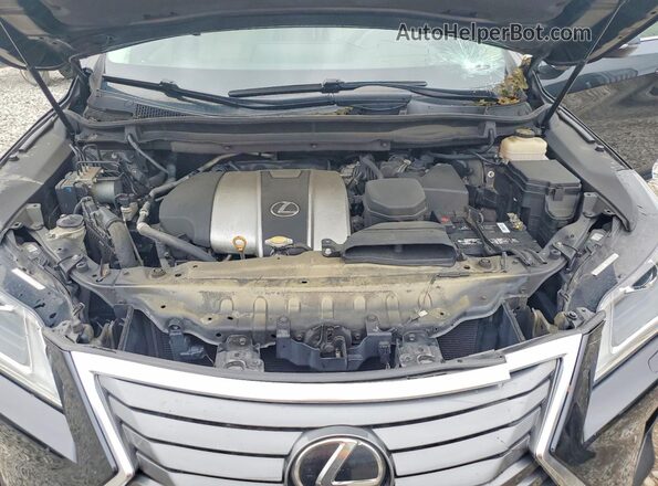 2T2BZMCAXGC042990 2016 LEXUS RX Black ძრავის განყოფილების ხედი