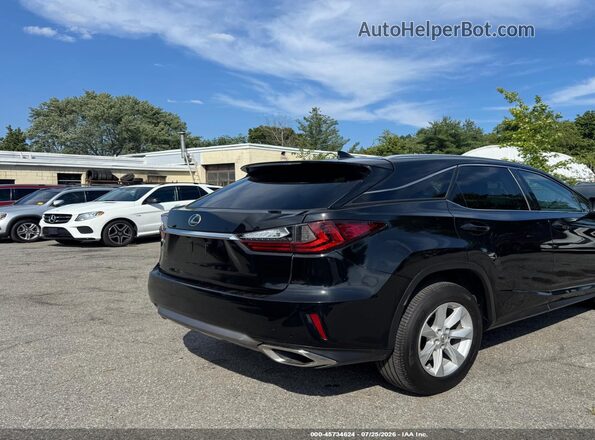2T2BZMCAXGC049275 2016 LEXUS RX 350 Черный Задняя правая четверть