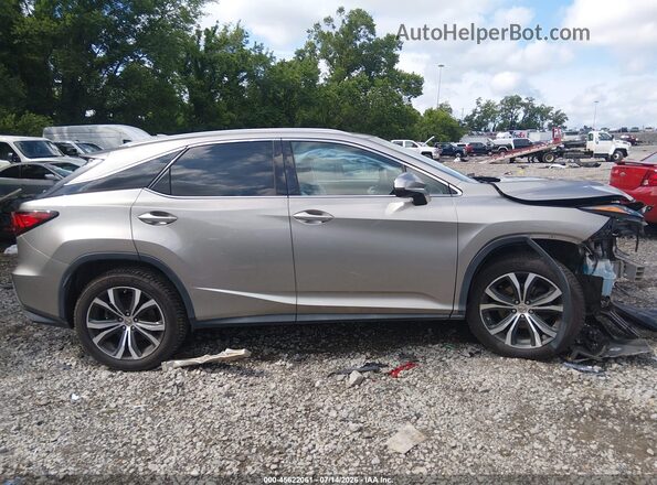 2T2BZMCAXHC081743 2017 LEXUS RX 350 Серебряный Вид щитка приборов