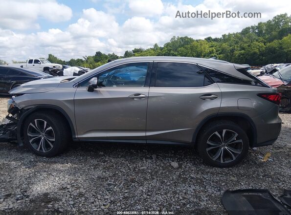 2T2BZMCAXHC081743 2017 LEXUS RX 350 Серебряный Вид задней части салона
