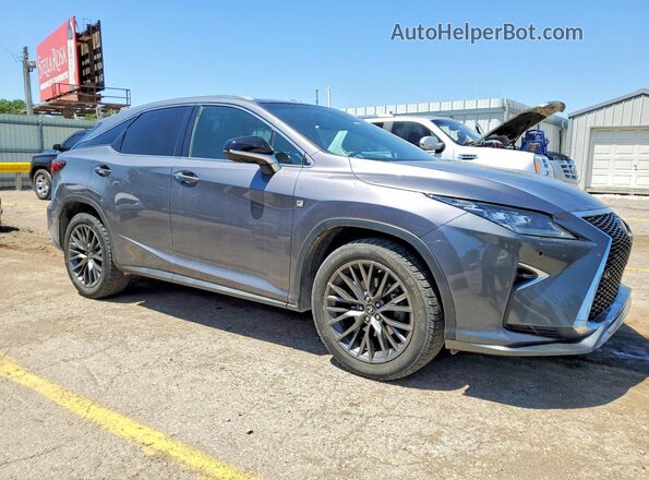 2T2BZMCAXJC139193 2018 LEXUS RX Gray Delantero derecho