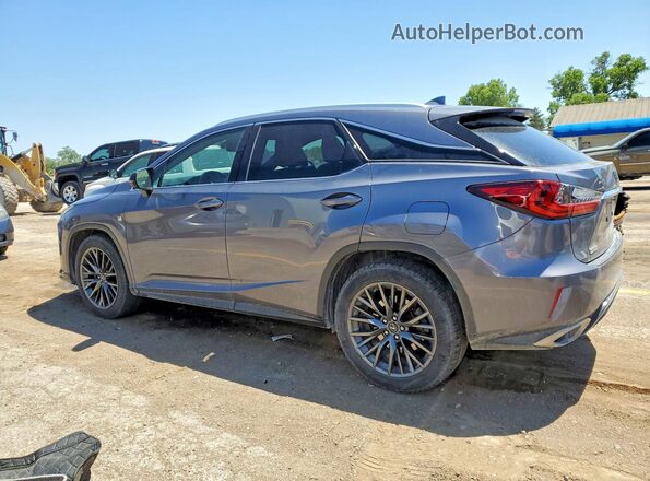 2T2BZMCAXJC139193 2018 LEXUS RX Gray Trasero izquierdo