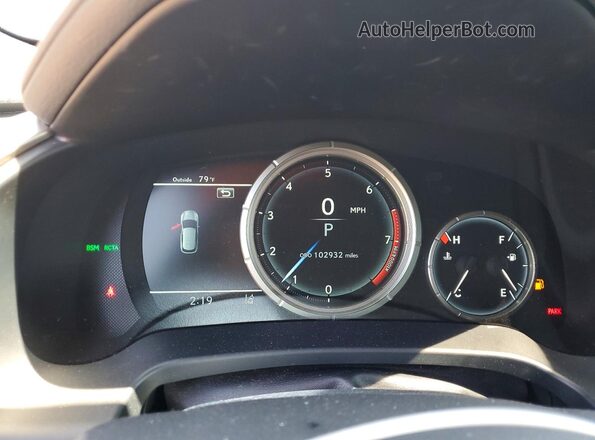 2T2BZMCAXJC139193 2018 LEXUS RX Gray Vista del cuadro de instrumentos