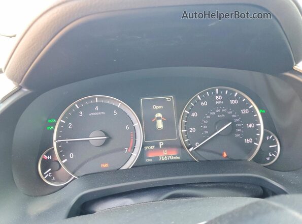 2T2BZMCAXJC147908 2018 LEXUS RX Белый Вид щитка приборов