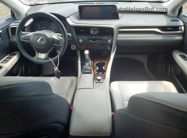 2T2BZMCAXKC174527 2019 LEXUS RX Gray Dashboard view