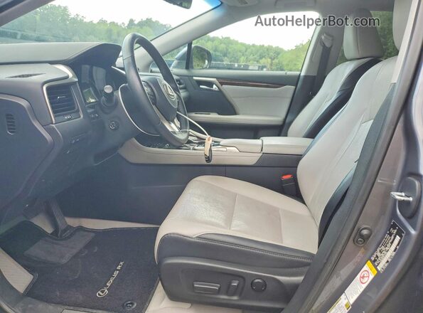 2T2BZMCAXKC174527 2019 LEXUS RX Gray Front interior view