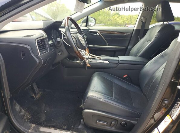 2T2BZMCAXKC198536 2019 LEXUS RX Brown Вид салону спереду