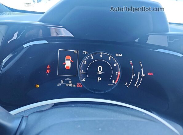 2T2GDCAZ8SC032166 2025 LEXUS NX Black Instrument cluster view