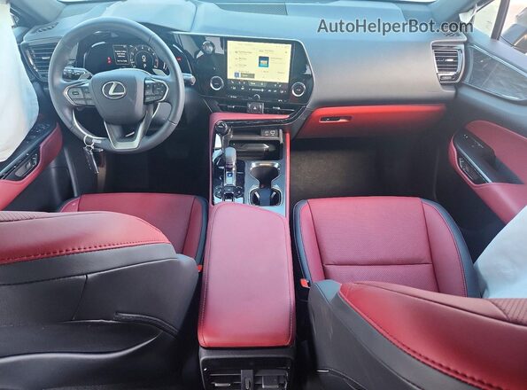 2T2GDCAZ8SC032166 2025 LEXUS NX Black Dashboard view