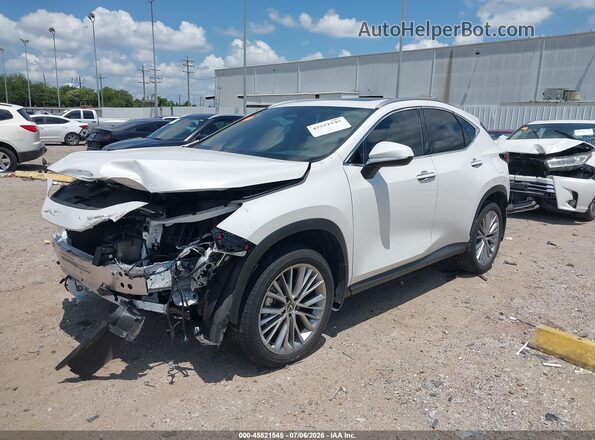 2T2GGCEZ0SC065812 2025 LEXUS NX 350 White Vista tres cuartos delantera izquierda