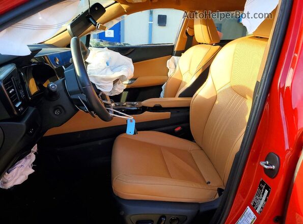 2T2GGCEZ1PC026606 2023 LEXUS NX Red Front interior view