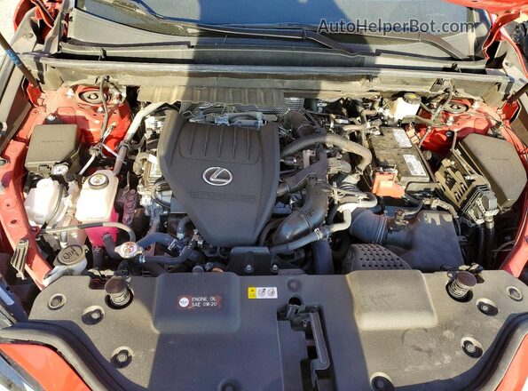 2T2GGCEZ1PC026606 2023 LEXUS NX Red Engine compartment view