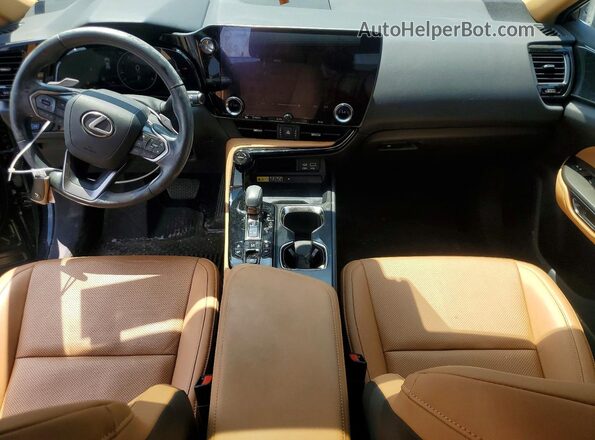 2T2GGCEZ4NC001034 2022 LEXUS NX Black Առջևի վահանակի տեսք