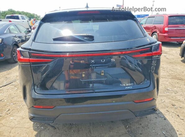 2T2GGCEZ4NC001034 2022 LEXUS NX Black Հետևի տեսք