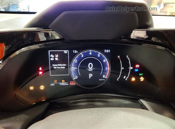 2T2GGCEZ6SC089452 2025 LEXUS NX Black Vista del cuadro de instrumentos
