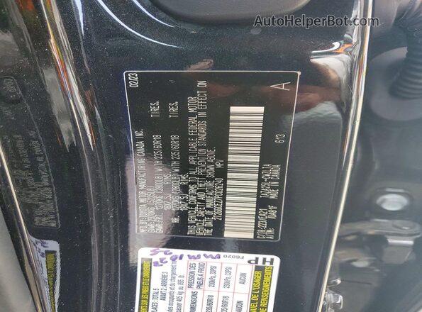 2T2GGCEZ7PC026240 2023 LEXUS NX Black სალონის 360-გრადუსიანი ხედი