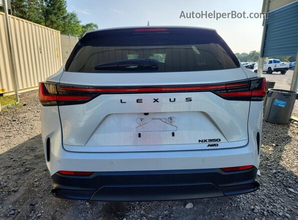 2T2GGCEZ8SC077254 2025 LEXUS NX White Вид ззаду