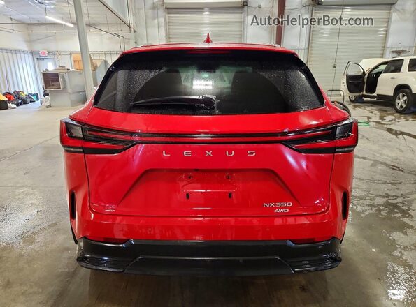 2T2GGCEZ8SC086181 2025 LEXUS NX Red Вид ззаду