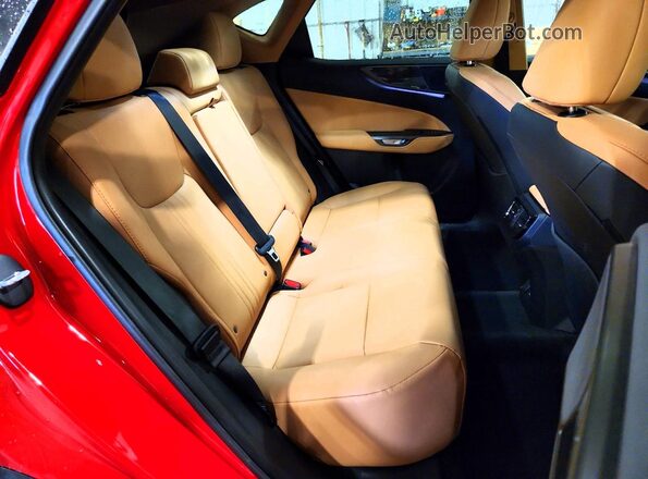 2T2GGCEZ8SC086181 2025 LEXUS NX Red Вид задньої частини салону